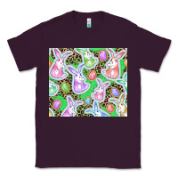Plum Easter bunny and egg Classic Tee - CowGirlArtShop