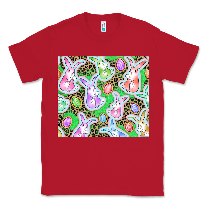 Easter Bunny And Egg Classic Tee by CowGirlArtShop | Teevron