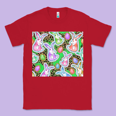 Easter Bunny And Egg Classic Tee Designed By Cowgirlartshop