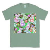 Sage Easter bunny and egg Classic Tee - CowGirlArtShop