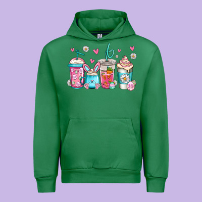 Easter Coffee Urban Hoodie Designed By Jasminsmagicworld