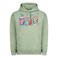 Pigment Oil Green easter coffee Urban Hoodie - Jasminsmagicworld
