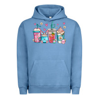 Pigment Pebble Blue easter coffee Urban Hoodie - Jasminsmagicworld
