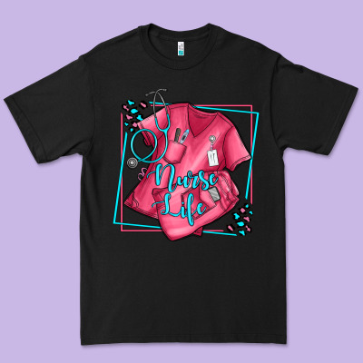 Nurse Life Olivia Premium Tee Designed By Oliviacreatesart