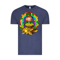 Vintage Denim Dwarf Cauldron St. Patricks Vintage Tee - BundleAndBundleShop