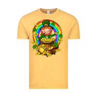 Vintage Mustard Dwarf Cauldron St. Patricks Vintage Tee - BundleAndBundleShop