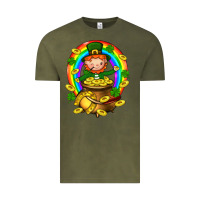 Vintage Olive Dwarf Cauldron St. Patricks Vintage Tee - BundleAndBundleShop