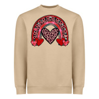 Mushroom valentines heart rainbow Heavyweight Sweatshirt - JahusDesignShop