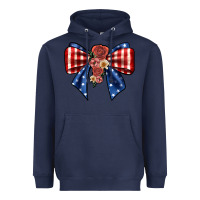 Navy bow Heavyweight Hoodie - JahusDesignShop