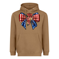 Toasted Coconut bow Heavyweight Hoodie - JahusDesignShop