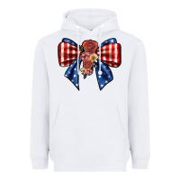 White bow Heavyweight Hoodie - JahusDesignShop