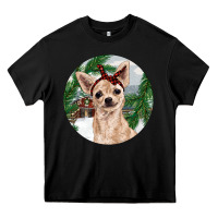 Black Chihuahua And Farm Heavy Core Tee - RanaPortraitStore
