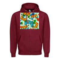 Burgundy gaming controller Zipper Hoodie - JahusDesignShop