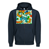 Navy gaming controller Zipper Hoodie - JahusDesignShop