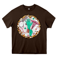 Chocolate Brown nurse coaster Heavy Core Tee - CowGirlArtShop