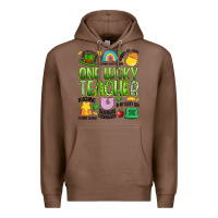 Chestnut one lucky teacher lucky charm Premium Hoodie - Artiststas