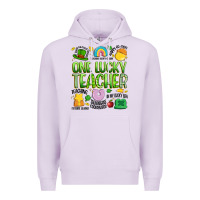 Lilac one lucky teacher lucky charm Premium Hoodie - Artiststas