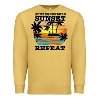 Antique Gold sunrise sunburn sunset repeat Premium Sweatshirt - JahusDesignShop