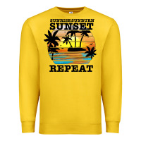 Lemon sunrise sunburn sunset repeat Premium Sweatshirt - JahusDesignShop