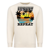 Sandshell sunrise sunburn sunset repeat Premium Sweatshirt - JahusDesignShop