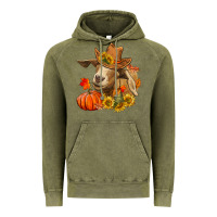 Vintage Olive fall goat Vintage Hoodie - LillyAllenDesigns