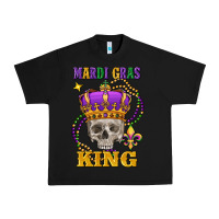 Black skull mardi gras king Urban Heavy Tee - FaDigitalArtStudio