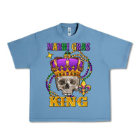 Pebble Blue skull mardi gras king Urban Heavy Tee - FaDigitalArtStudio