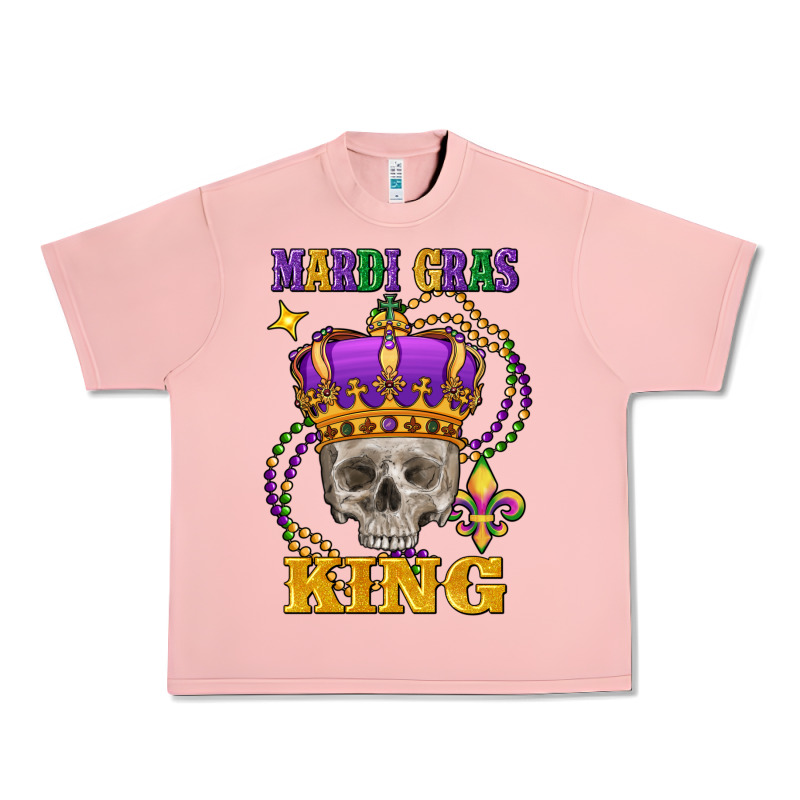 Skull Mardi Gras King Urban Heavy Tee by FaDigitalArtStudio | Teevron