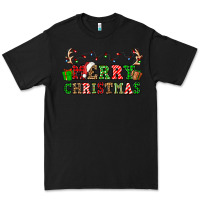 Black merry christmas Premium Tee - OliviaCreatesArt