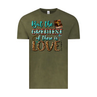 Vintage Olive But The Greatest Of These Is Love Vintage Tee - BundleAndBundleShop