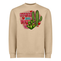 Mushroom stuck on you cactus Heavyweight Sweatshirt - JahusDesignShop