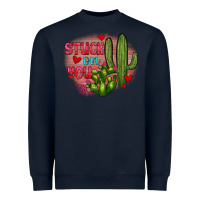 Navy stuck on you cactus Heavyweight Sweatshirt - JahusDesignShop