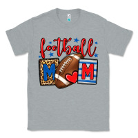 Football Mom Red And Blue Team Color Mother's Day Classic Tee | Teevron