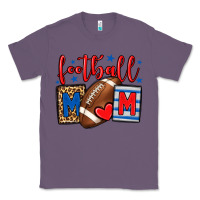 Lavender Football mom red and blue team color mother's day Classic Tee - HowdyJamesFarm
