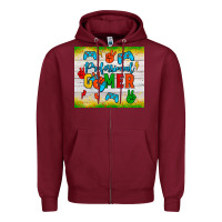 Burgundy professional gamer Zipper Hoodie - JahusDesignShop