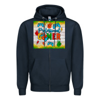 Navy professional gamer Zipper Hoodie - JahusDesignShop