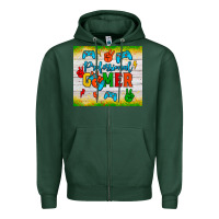 Sports Green professional gamer Zipper Hoodie - JahusDesignShop