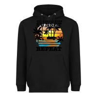 Black sunrise sunburn sunset repeat Heavyweight Hoodie - JahusDesignShop