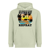 Matcha sunrise sunburn sunset repeat Heavyweight Hoodie - JahusDesignShop