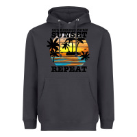Smoke sunrise sunburn sunset repeat Heavyweight Hoodie - JahusDesignShop