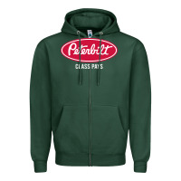 Sports Green peterbilt class pays, peterbilt class pays art, peterbilt class pays w Zipper Hoodie - baoMotion