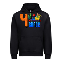 Black Fourth Grade Urban Hoodie - RanaPortraitStore