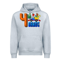 Heather Grey Fourth Grade Urban Hoodie - RanaPortraitStore