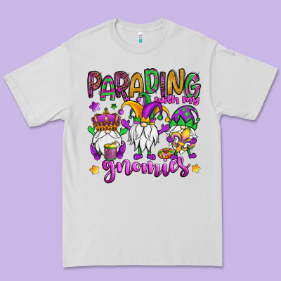 Parading With My Gnomies Premium Tee Designed By Oliviacreatesart