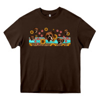 Chocolate Brown western boxer dogs Heavy Core Tee - Jasminsmagicworld