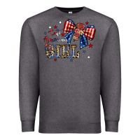 Charcoal Heather cute american girl Premium Sweatshirt - JahusDesignShop
