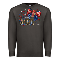Smoke cute american girl Premium Sweatshirt - JahusDesignShop