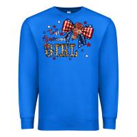 True Royal cute american girl Premium Sweatshirt - JahusDesignShop