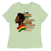 I Am Black Man Ladies Tee | Teevron