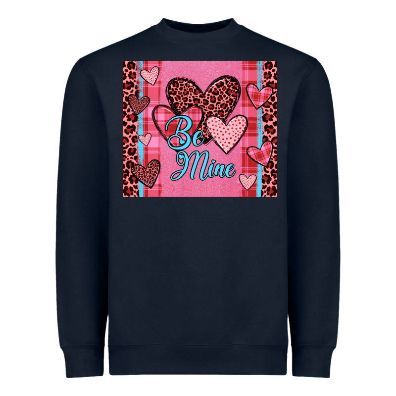 Be Mine Heart Tumbler Heavyweight Sweatshirt by JahusDesignShop | Teevron